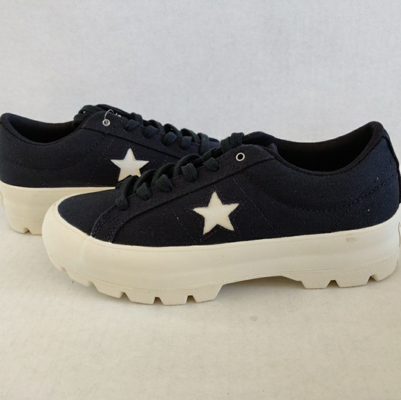 one star lugged low top